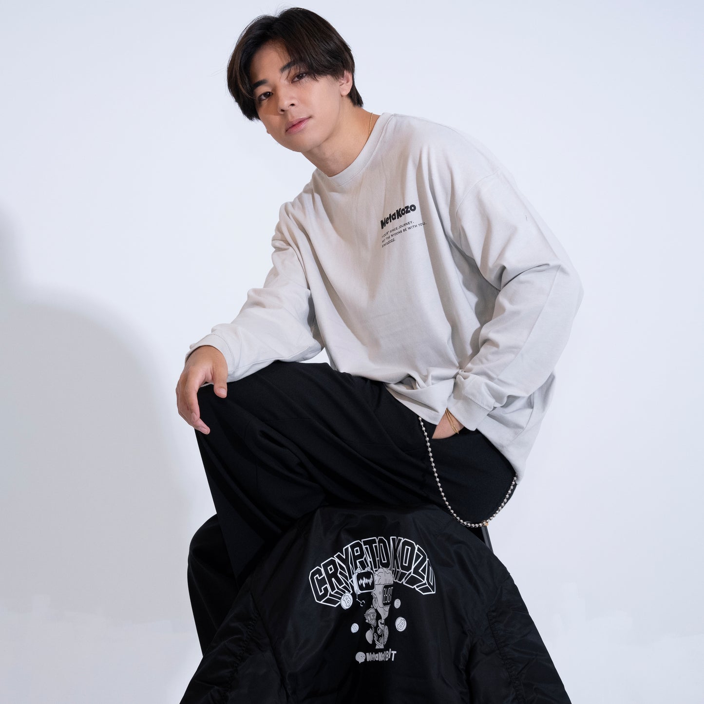 MetaKozo Logo Long-sleeve T-shirt