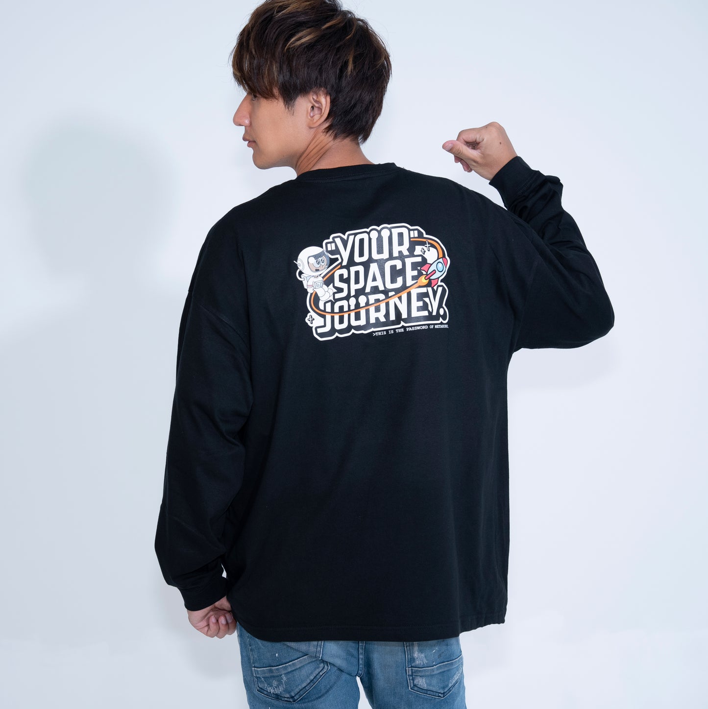 【即出荷可能】 YOUR SPACE JOURNEY Long-sleeve T-shirt