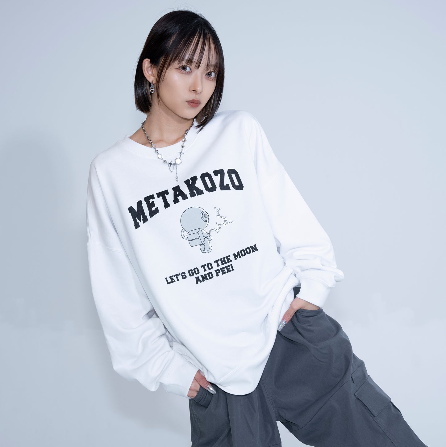 ビッグシルエットGo To The Moon Sweatshirt