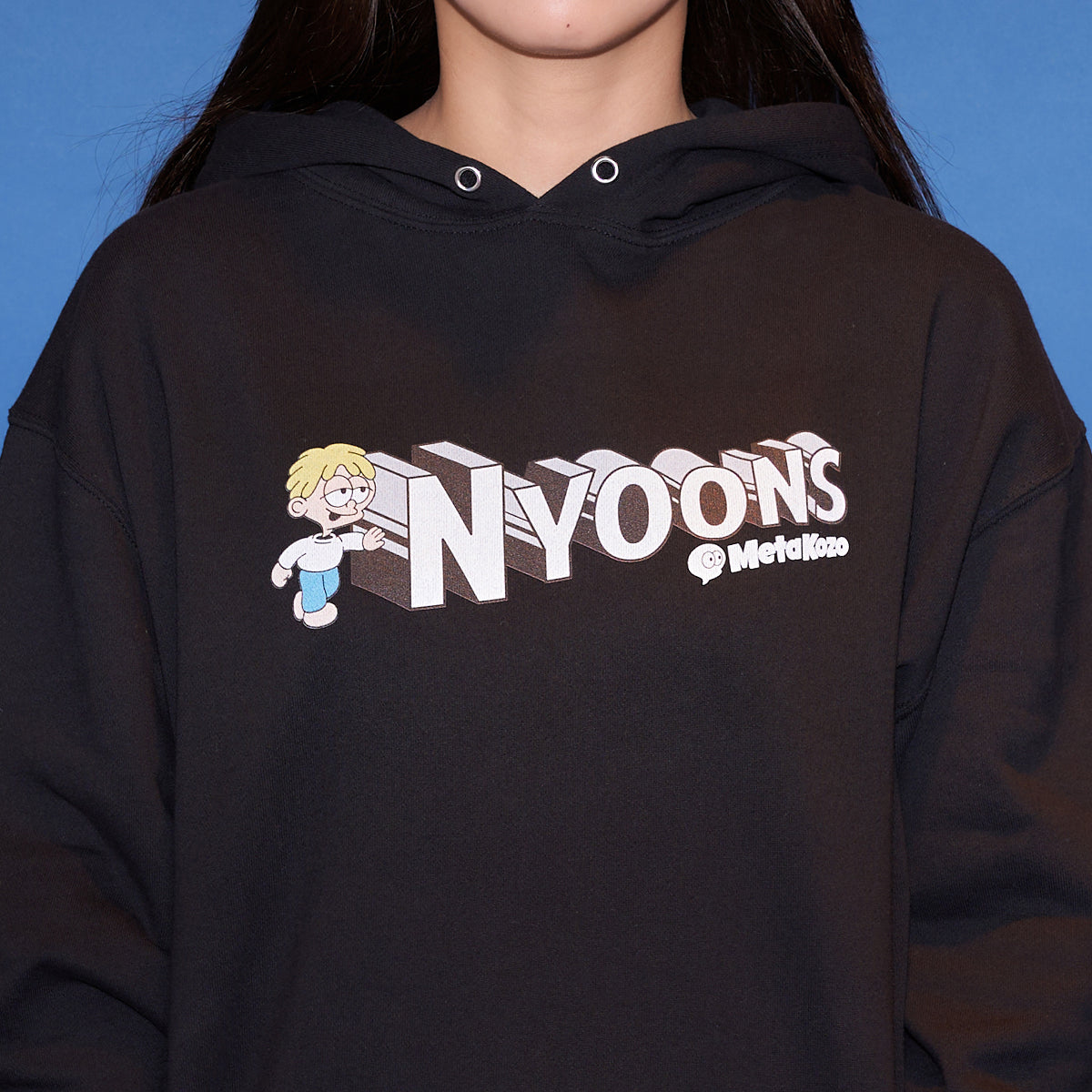 MetaKozo Nyoons 3D Logo Hoodie